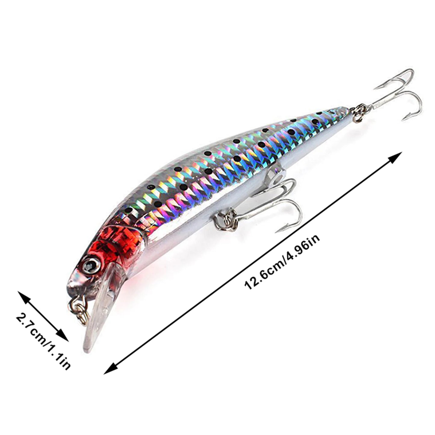 Electric Vibration Fishing Lure USB Charging Water Fish Bait Artificial Swimbait with LED Light for Freshwater Saltwater Fishing