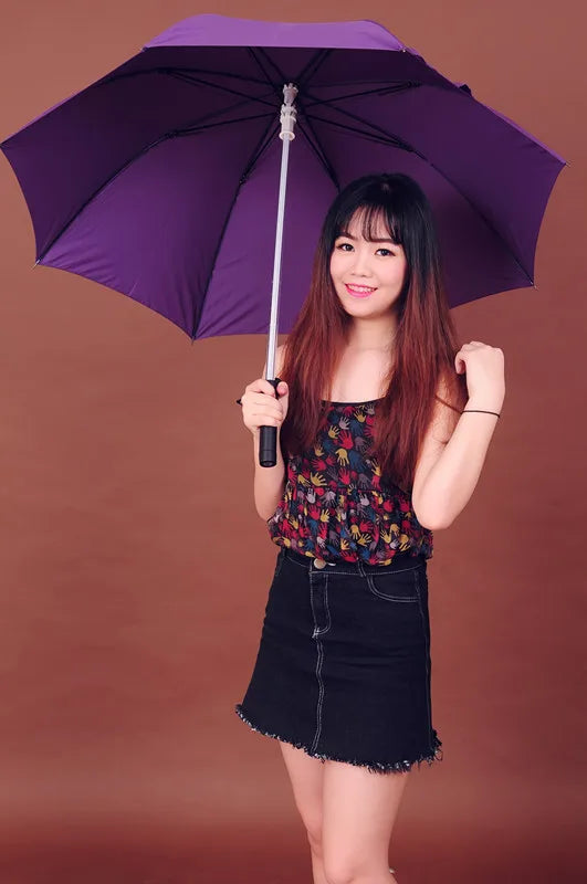 LED stick light luminous umbrella colorful creative lights fiber straight umbrella touch cloth luminous advertising umbrella