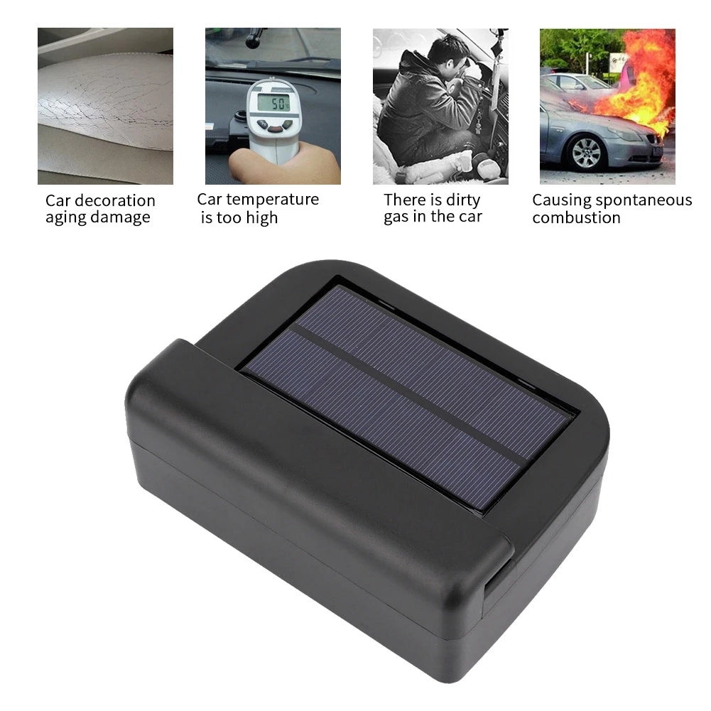Car Air Vent Fan Car Exhaust Fan Car Ventilation Fan Solar Power Car Auto Air Vent Cooling Ventilation System Heater Exhaust Fan