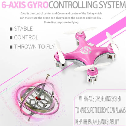 CX-10 Mini  Rc Drone 2.4g 4CH RC Remote Control Quadcopter Helicopter Drone CX 10 LED Toys Gift For Children Toys Christmas Gift