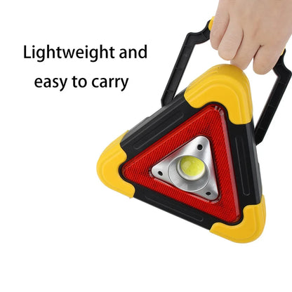 3 in 1 Solar Emergency Triangular Warning Light Safety Emergency Breakdown Alarm Lamp Portable Solar Light For Camping Workin