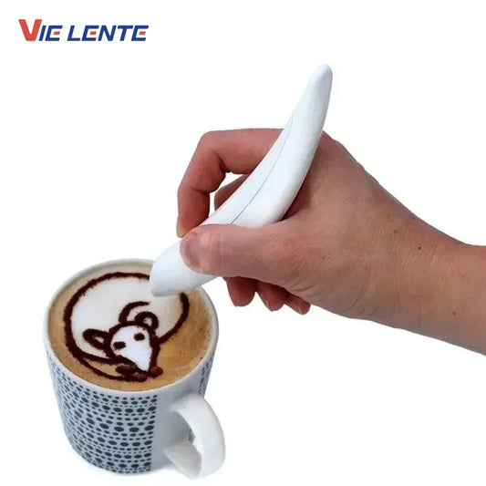 Latte Milk Art Pen Electrical Coffee Pen for Coffee Cake Decoration Pen To Draw in Coffee Barista Tools Bar Supplie