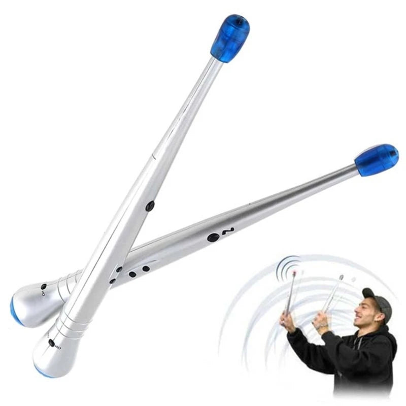 Intelligent Light up Air Drum Sticks with Adjustable Sensitivity for Children