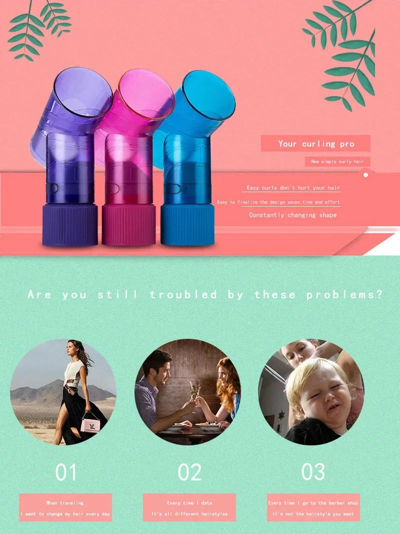 DIY Hair Diffuser Salon Magic Hair Roller Drying Cap Blow Dryer Wind Curl Hair Dryer Cover Hair Care Styling Tools Accessory