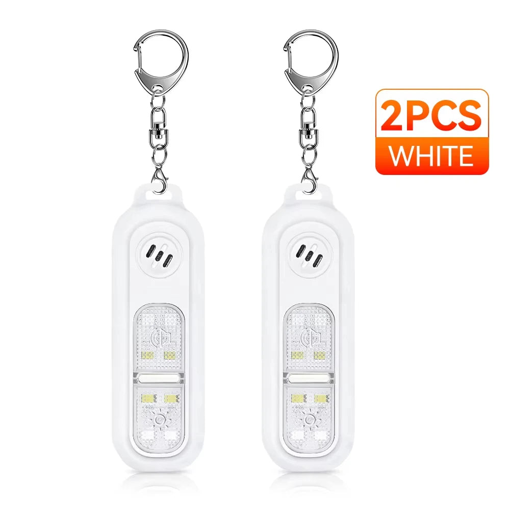 Hollarm Self Defense Personal Alarm for Women, Children, Elderly 130dB Siren Loud Rechargeable Keychain Alarm with LED Light