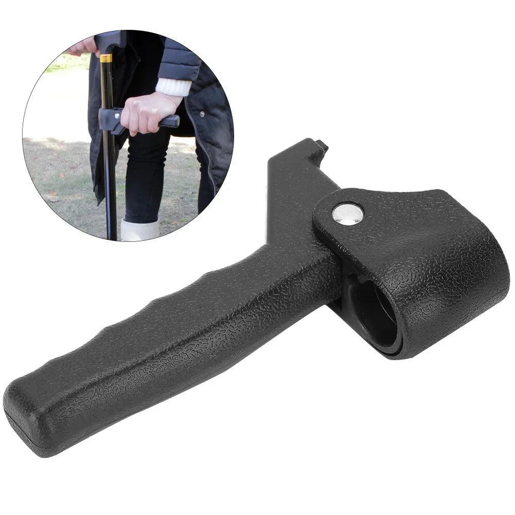 Portable Old Man Walking Cane Crutch Replacement Accessories Handle Diameter 22mm Elderly Booster Walking Stick Auxiliary Handle