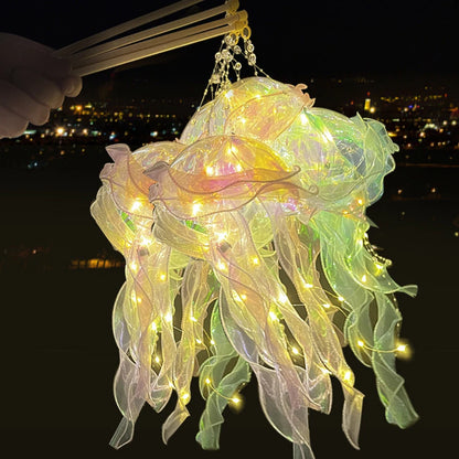 1-5PCS LED Jellyfish Lamp Portable Flower Light Girl Room Atmosphere Decoration Lamp Bedroom Night Lamp Home Decoration Decor
