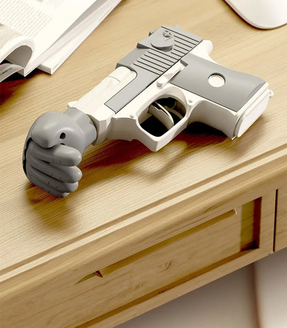 Rock Paper Scissors Gun  Decompression Party Social Toy Stress Relief Prop Tiny Interactive Funny Toy Gun Birthday Gifts