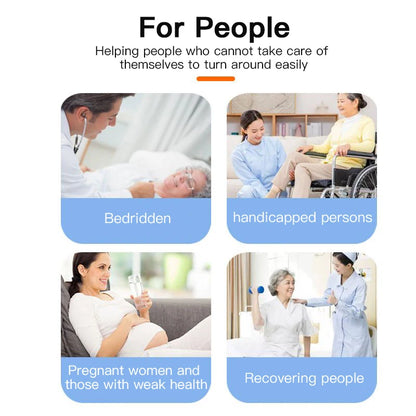 Elderly Disabled Transfer Belt Bed Nursing Shift Pad Turn Over Auxiliary Belt Bedridden Patient Transport Carrying Mobile Belt