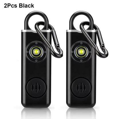 Hollarm Self Defense Personal Alarm for Women, Children, Elderly 130dB Siren Loud Rechargeable Keychain Alarm with LED Light