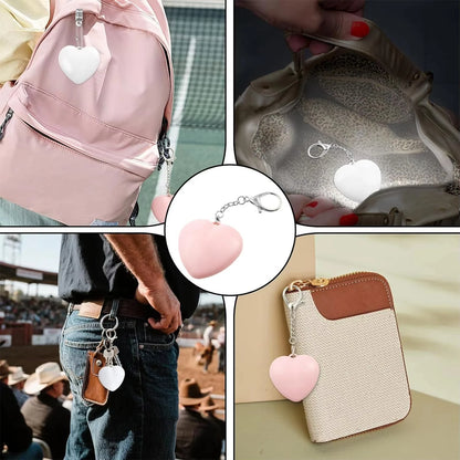 Glow Heart Light Rechargeable Purse Light Touch-Sensitive Heart Cloud Shaped LED Bag Lamp Women USB Charging Compact Wallet Ligh
