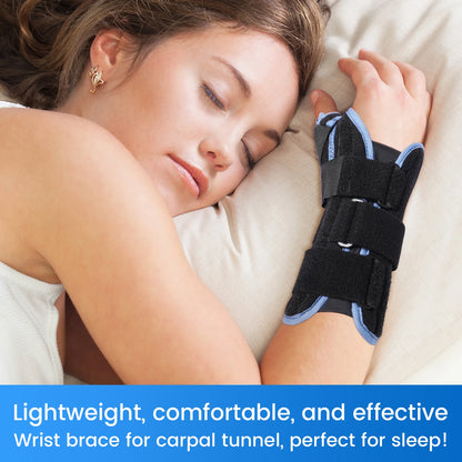 VELPEAU Wrist Splint with Thumb Stabilizer for Tendonitis, De Quervain's Tenosynovitis and Arthritis Pain, Wrist Joint Brace