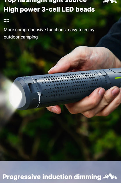Rechargeable Outdoor Portable Hiking Camping Fishing Flashlight Telescoping Camping Lantern Telescopic Camping Light