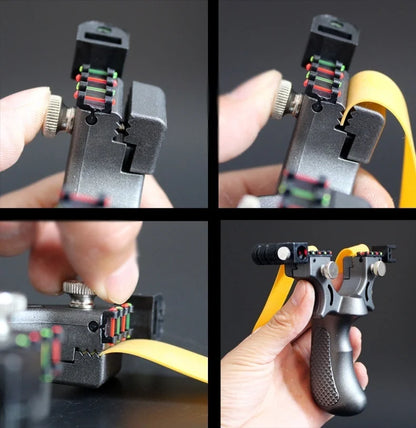 New Outdoor Hunting Shooting Slingshot Laser Aiming Slingshot