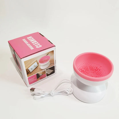 NEW 1PCS Electric Makeup Brush Women Cleaner Automatic Silicone Washing Spinner Makeup Products USB Cleaning Tools & Accessories
