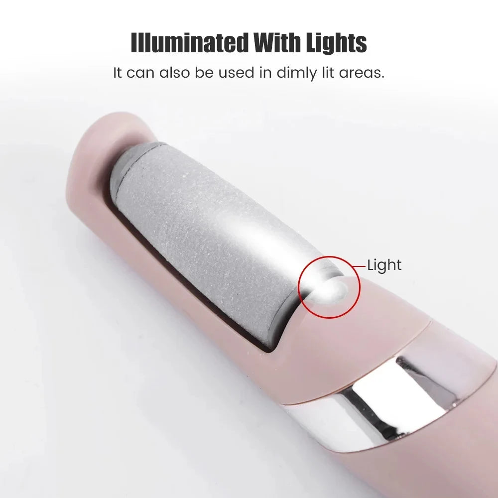Electric Callus Remover for Feet,Rechargeable Foot Exfoliator Foot Scrubber Pedicure Tools,Removes Dry Skin for Smoother Feet
