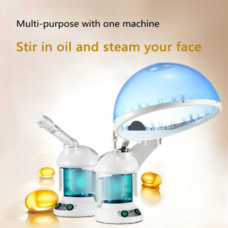 Facial Vaporizer Hair Steamer Humidifier Facial Steamer 2 In 1 Steam Sauna for Face Head Electronic Evaporator Atomizer Sprayer
