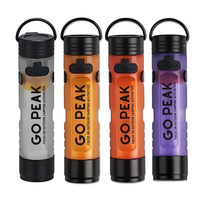 GOPEAK New Pocket Mini Flashlight Outdoor Key Clip Cap Ambient Led Long Endurance Disaster Relief Emergency 5050 Small Light