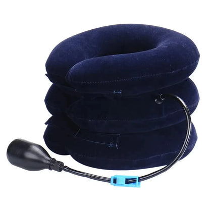 Neck Support Cushion Inflatable Air Cervical Neck Traction Device Pain Stress Relief Tractor Support Massage NECK Pillow Neck Su