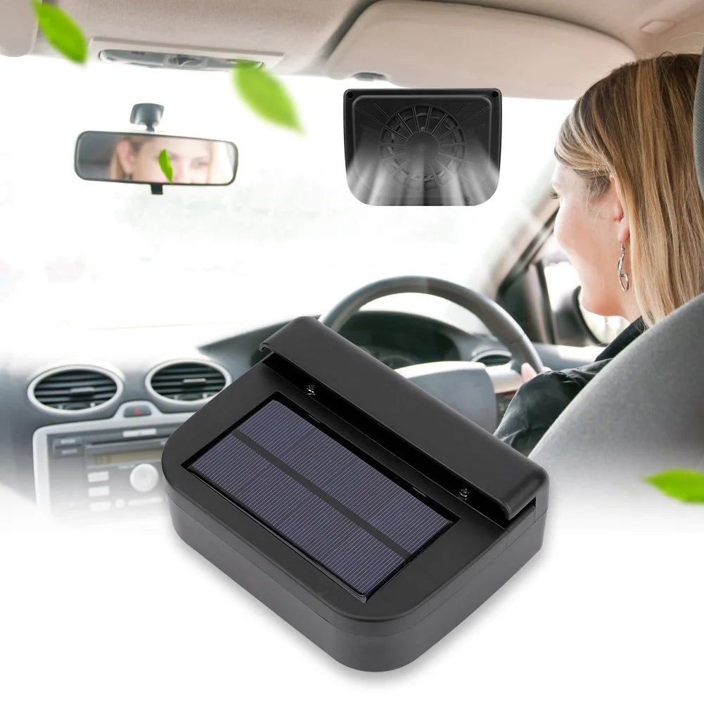Car Air Vent Fan Car Exhaust Fan Car Ventilation Fan Solar Power Car Auto Air Vent Cooling Ventilation System Heater Exhaust Fan