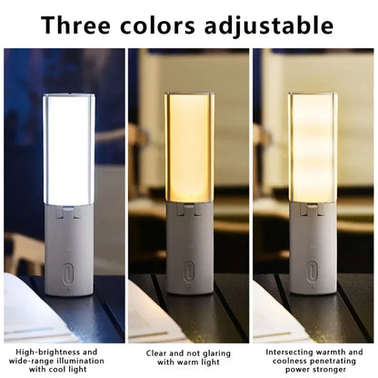Folding Outdoor Camping Lamp Rechargeable Emergency Lamp High Capacity Lighting Torch Portable Tent Hanging Light Lantern
