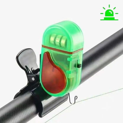 1/2PCS Fishing Bite Alarm with LED Light, Clip On Fish Rod Electronic Fish Bite Alarm Sound Bite Alert Bell with LED Lights