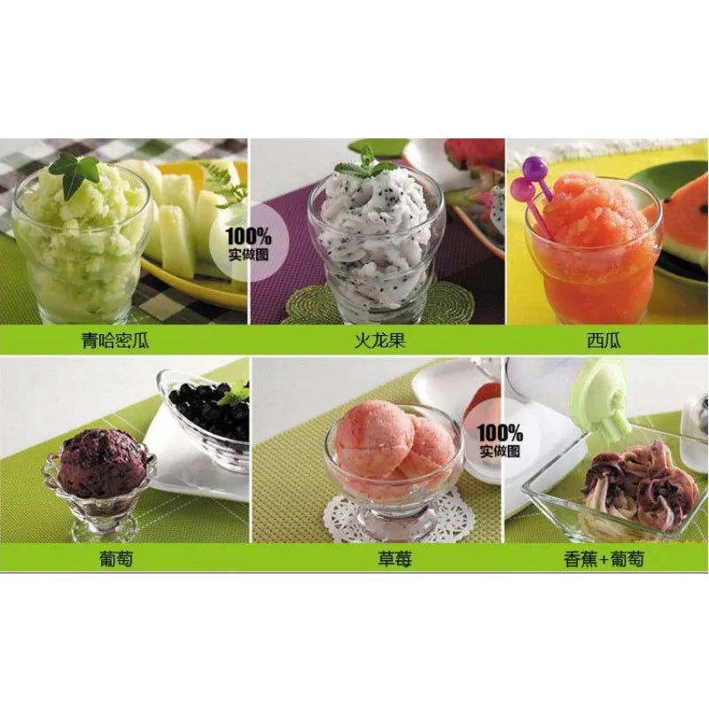 Multifunctional Home Fruit Ice Cream Maker Blender - DIY Homemade Sorbet Machine for Creative Kitchen