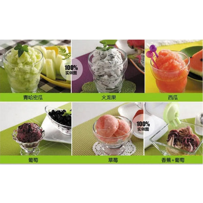 Multifunctional Home Fruit Ice Cream Maker Blender - DIY Homemade Sorbet Machine for Creative Kitchen