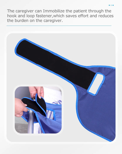 Lefeke Patient Turning Device Belt Elderly Bed Transfer Sling Transfer Nursing Sling Turn Over Aids Breathable Fixed Strap