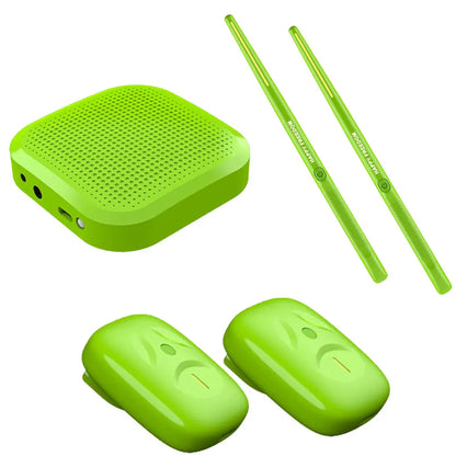 Portable Smart Electronic Drum Set Virtual Air Drum Kit Air Drum with Drumsticks Gift for Adults Children Musical Instrument