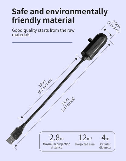 5V USB Projector Light Moon Earth Planet Night Light Switchable Pattern LED Projector Lamp for Room Ceiling Window Wall Decor