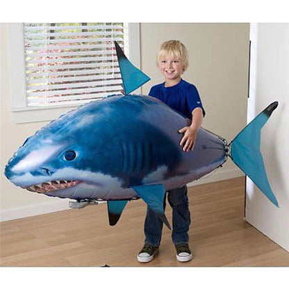 Remote Control Shark Balloons Inflatable Flying Shark Helium Balloon for Kids Boys and girls Birthday Party Christmas Gift