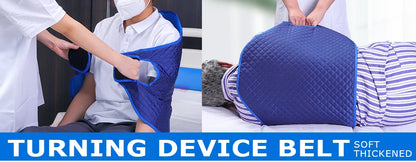 Lefeke Patient Turning Device Belt Elderly Bed Transfer Sling Transfer Nursing Sling Turn Over Aids Breathable Fixed Strap