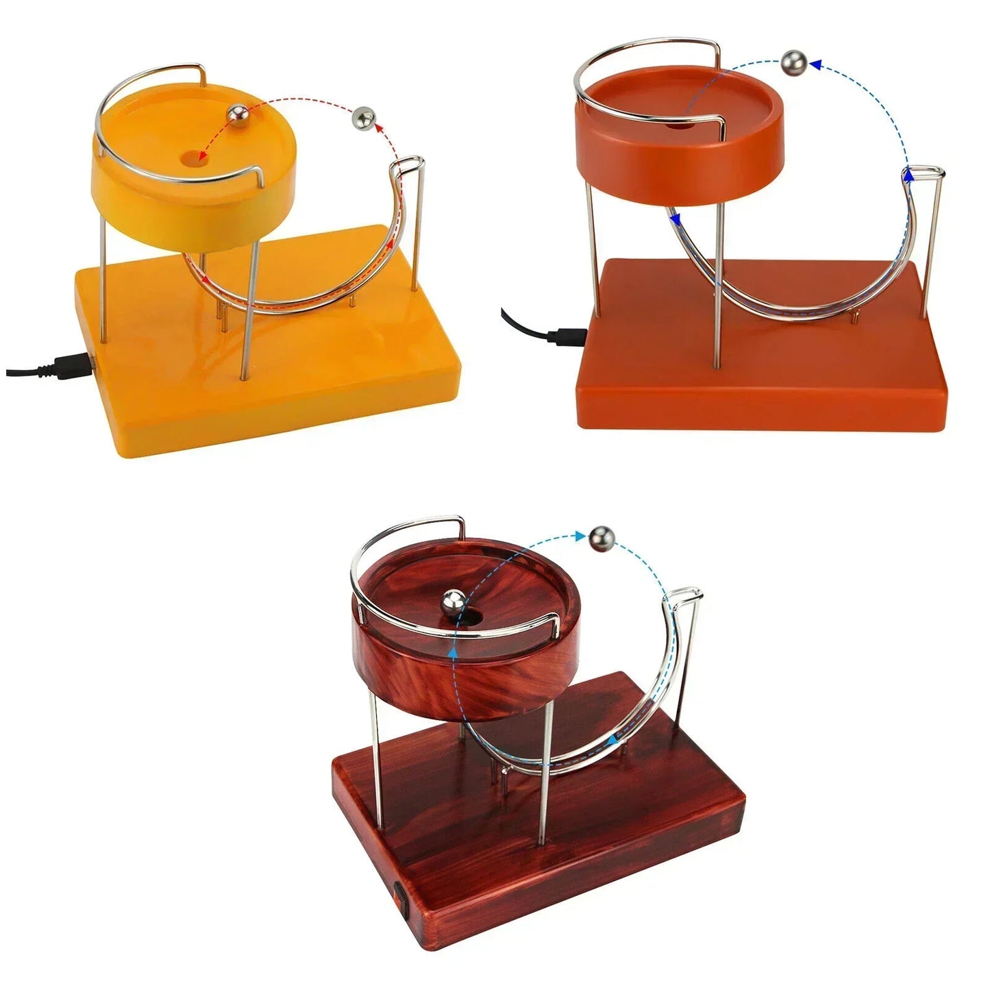 Machine Perpetual Motion Creative Decor Electric Perpetual Energy Model Gifts Office Ornament Plastic Sculpture