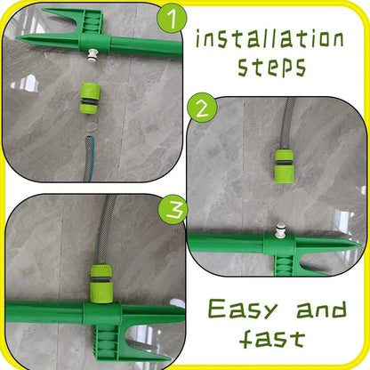 Dancing Water Sprinkler Portable Novelty Water Spraying Tool 360 Degree Swivels Garden Water Sprinklers for Garden Irrigation