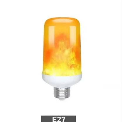 E27 LED Dynamic flame effect light bulbs Multiple mode Creative corn lamp Decorative lightFor bar hotel restaurant party