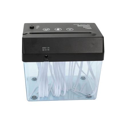 Portable Mini Paper Shredder Electric USB Battery Operated Shredder Documents Paper Cutting Tool for Home Office
