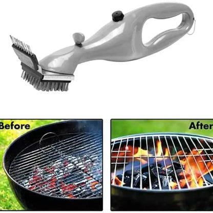 Barbecue Grill Steam Cleaning Brushes BBQ Water Spray Cleaner Brush Grill Accessories Cooking Kitchen Tool Outdoor Grill Brush