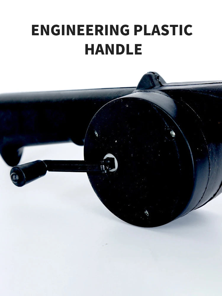 BBQ Fan Air Blower Fast Fire Starter Portable Manual Hand Crank for Outdoor Picnic Camping Cooking Barbecue Charcoal Grills Stov