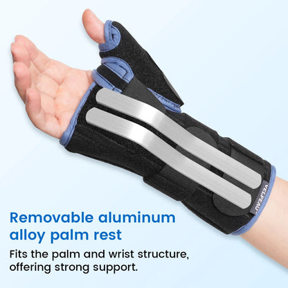 VELPEAU Wrist Splint with Thumb Stabilizer for Tendonitis, De Quervain's Tenosynovitis and Arthritis Pain, Wrist Joint Brace