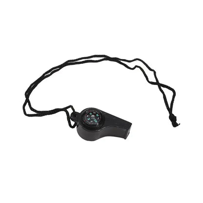 3-in-1 emergency survival whistle, compass, thermometer, referee cheerleading whistle, sports supplies