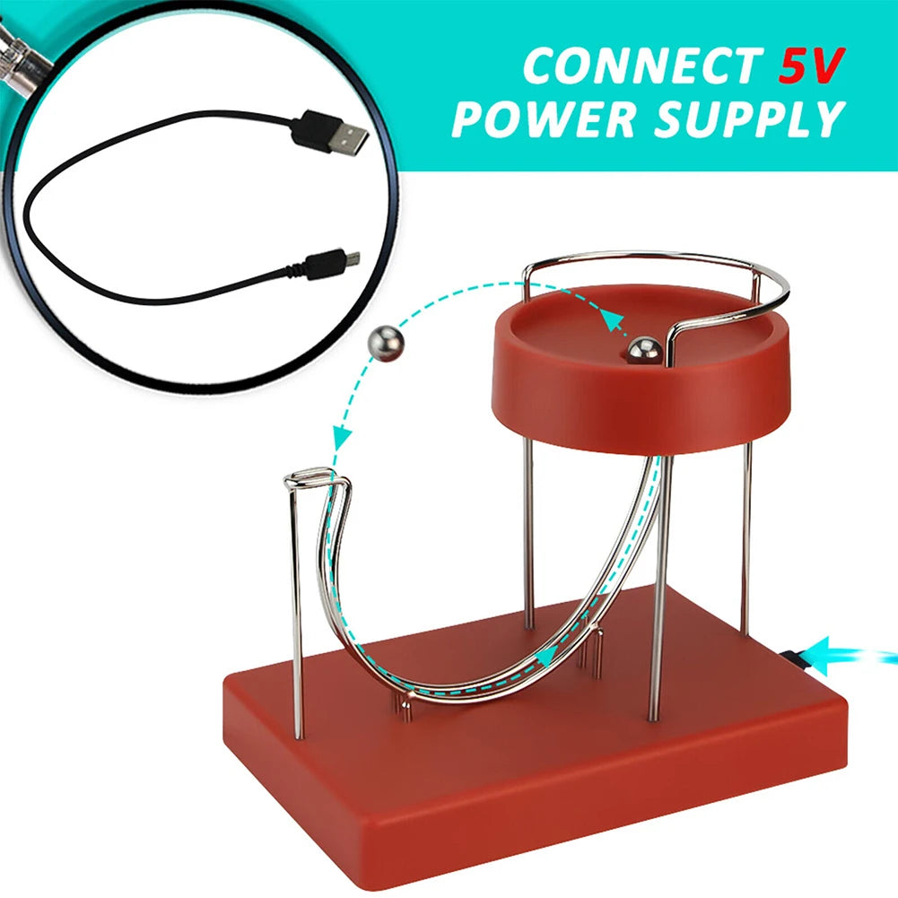 Machine Perpetual Motion Creative Decor Electric Perpetual Energy Model Gifts Office Ornament Plastic Sculpture