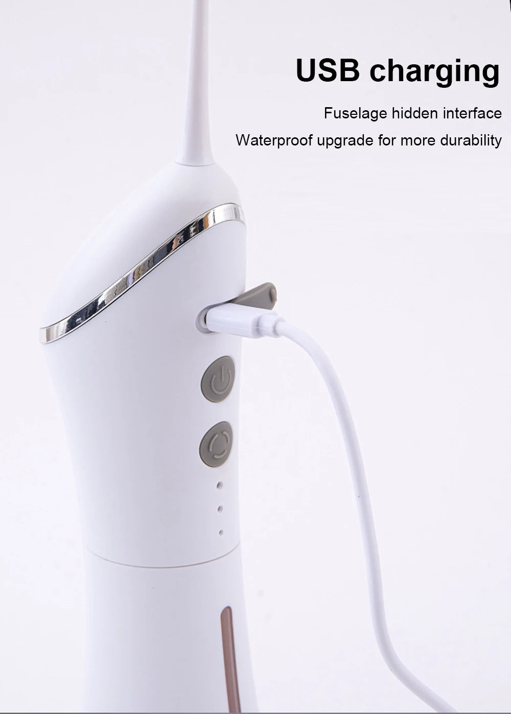 YOUPIN Oral Irrigator Water Flosser Electric Dental Whitening USB Rechargeable Gums Care Portable Cordless Jet Tooth Scaler New