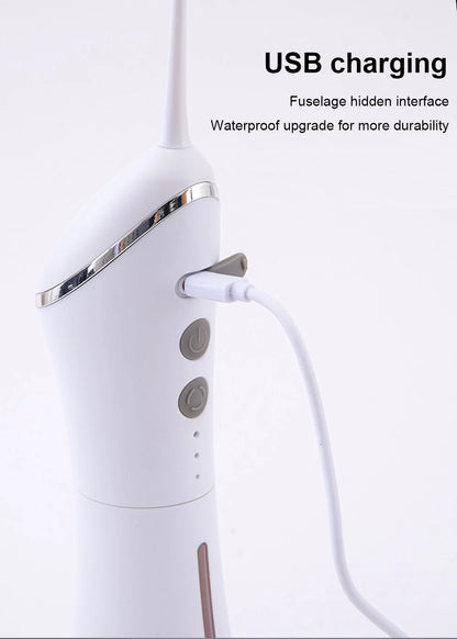 YOUPIN Oral Irrigator Water Flosser Electric Dental Whitening USB Rechargeable Gums Care Portable Cordless Jet Tooth Scaler New