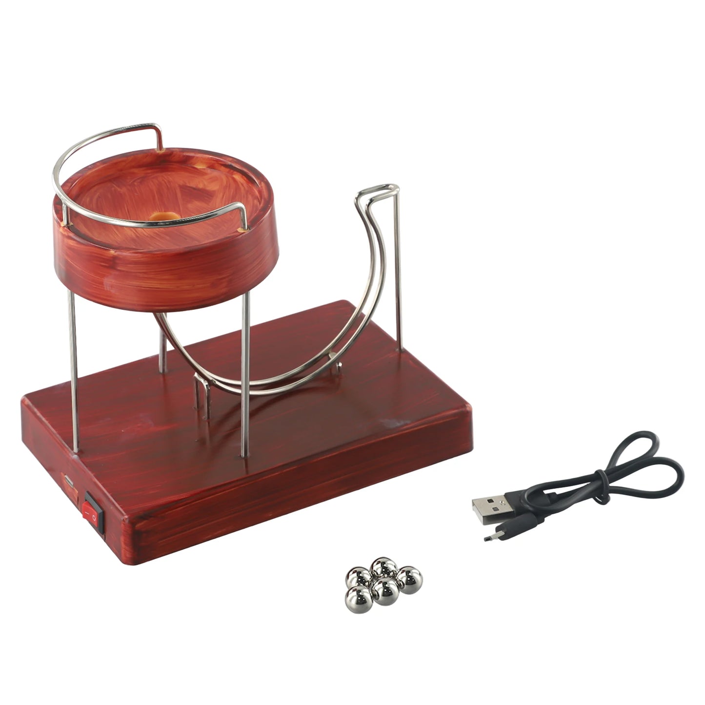 Machine Perpetual Motion Creative Decor Electric Perpetual Energy Model Gifts Office Ornament Plastic Sculpture