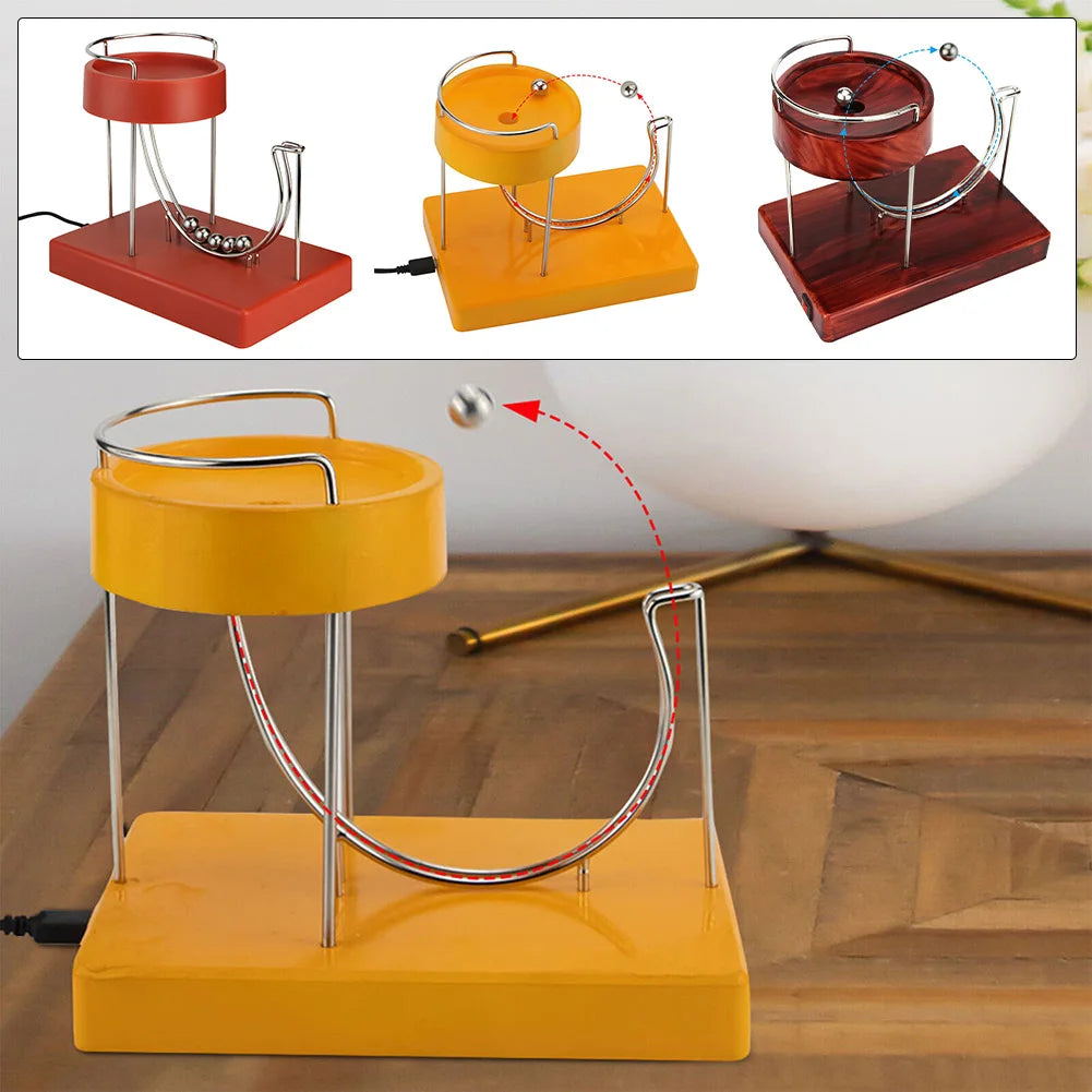 Machine Perpetual Motion Creative Decor Electric Perpetual Energy Model Gifts Office Ornament Plastic Sculpture