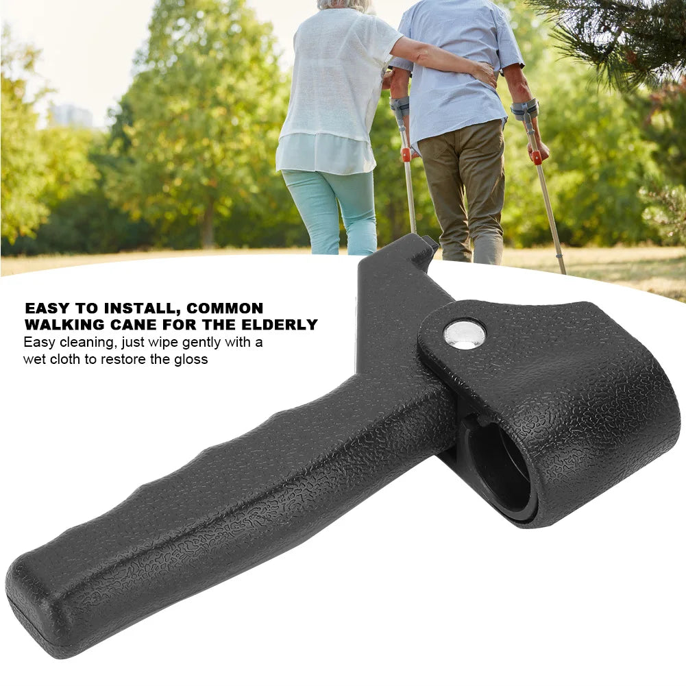 Portable Old Man Walking Cane Crutch Replacement Accessories Handle Diameter 22mm Elderly Booster Walking Stick Auxiliary Handle