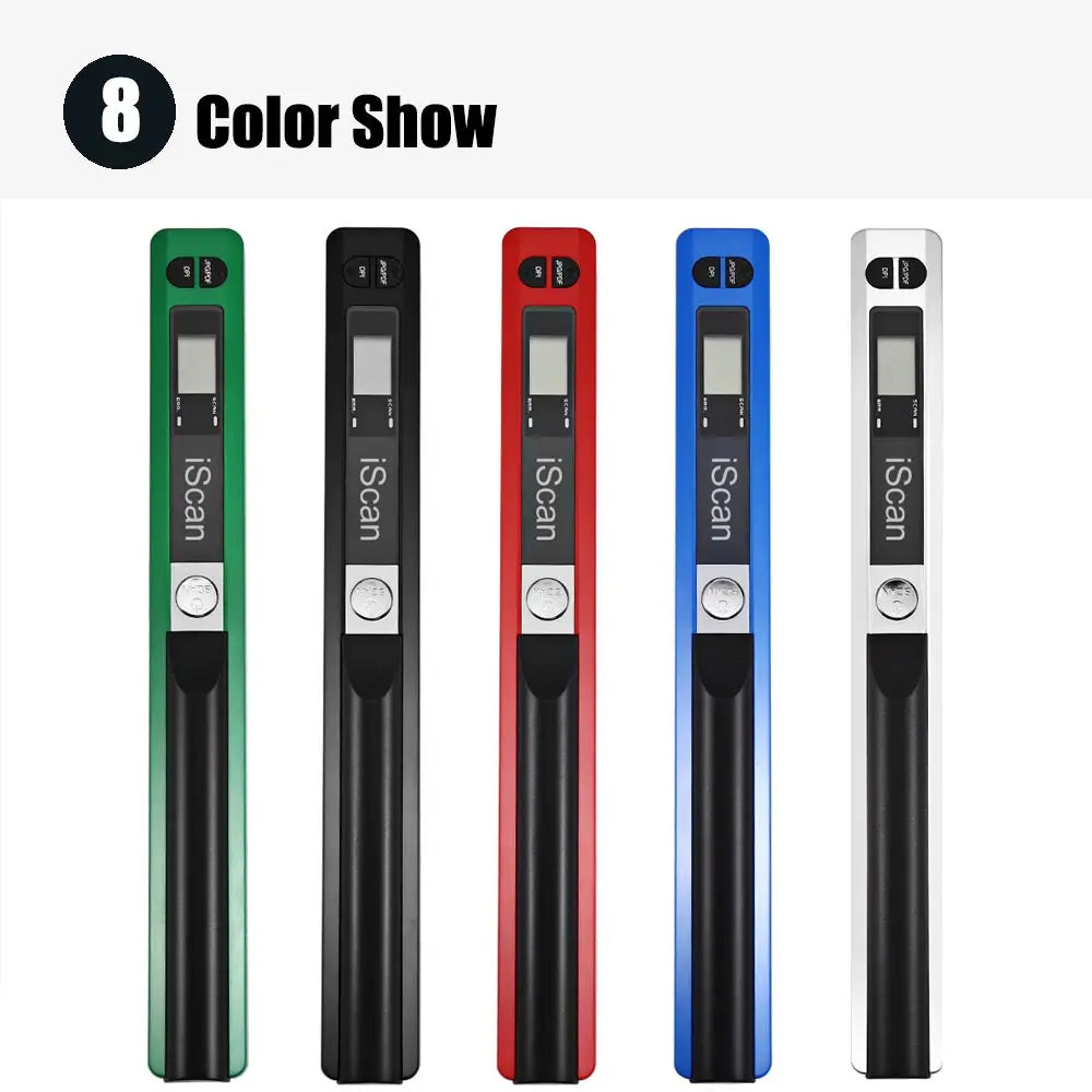 iScan Mini Portable Scanner 900DPI LCD Display JPG/PDF Format Document Image Iscan Handheld Scanner A4 Book Scanner