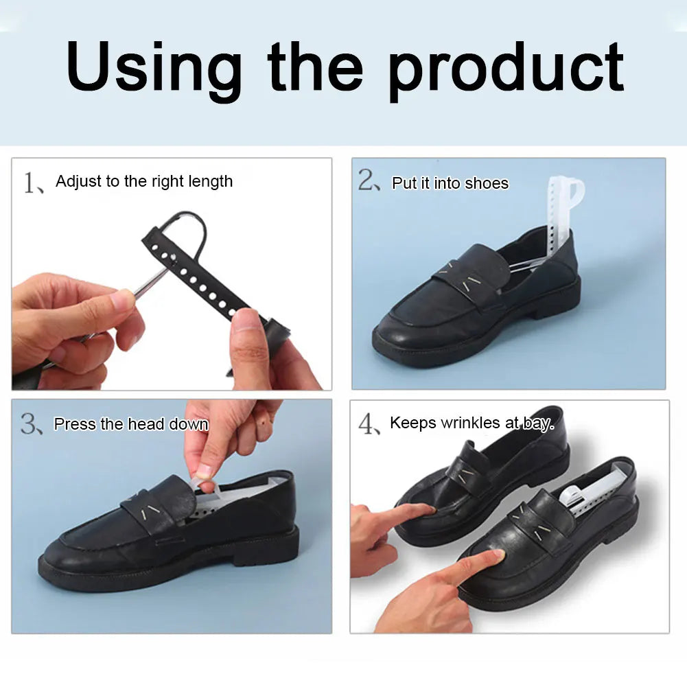 Portable Shoe Holder Shoe Widener Wrinkle Resistant Shoe Tree Stretcher Anti-deformation for Leather Shoes Casual Sports Shoes