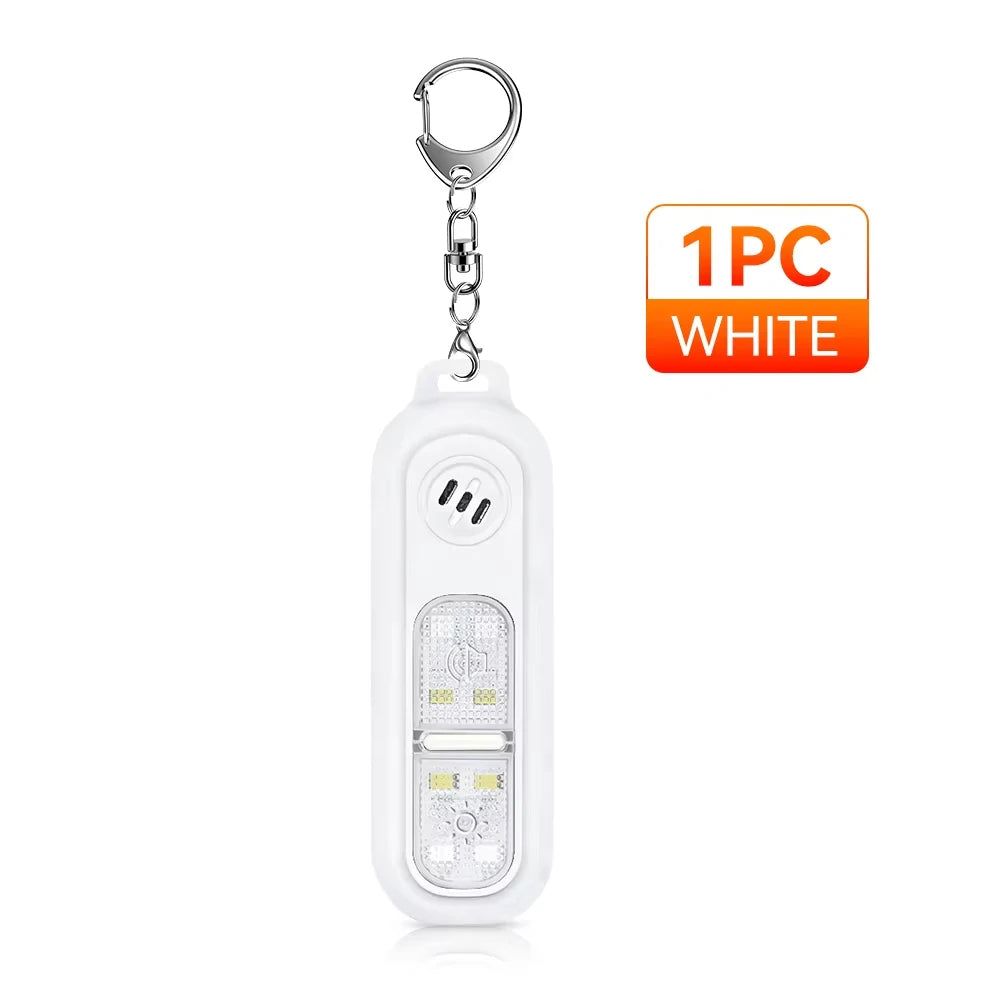 Hollarm Self Defense Personal Alarm for Women, Children, Elderly 130dB Siren Loud Rechargeable Keychain Alarm with LED Light